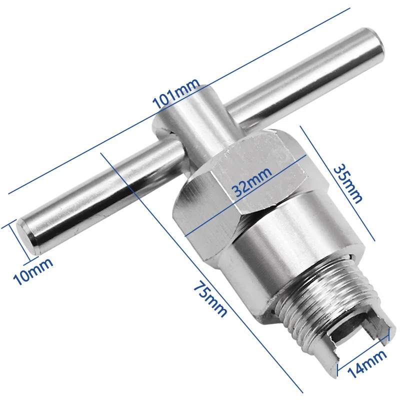Bathroom wrench Aluminum alloy wrench, new faucet bathroom wrench, ink cartridge puller, magazine pullout tool