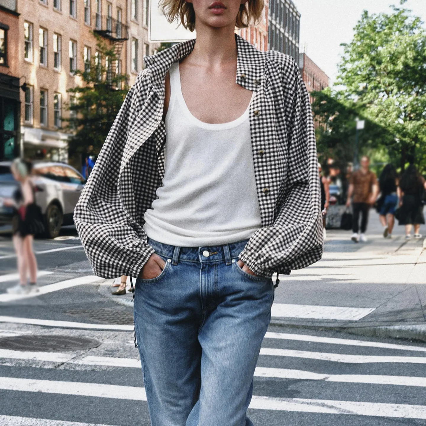 Adjustable Tie Waist Plaid Long Sleeve Stand Collar Coat for Women Casual Loose Fit Autumn Outerwear ZADATA 2026 New Arrival