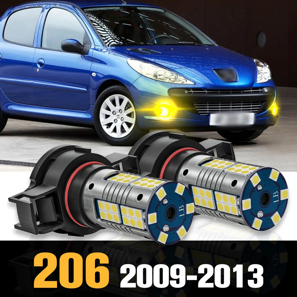 

2pcs Canbus LED Fog Light Lamp Accessories For Peugeot 206 2009-2013 2010 2011 2012