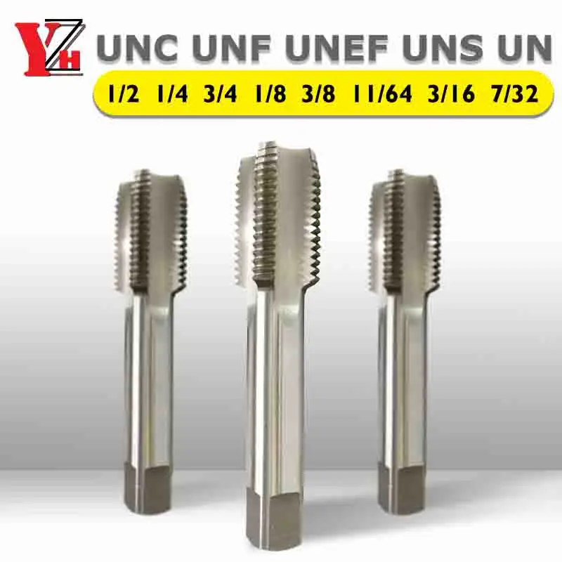 

HSS Tap American Standard UNC UNF UNEF UN UNS Straight Flute Thread Screw 0-80 2-56 4-40 4-48 5-40 5-44 6-32 6-40 1/2 1/4 3/4