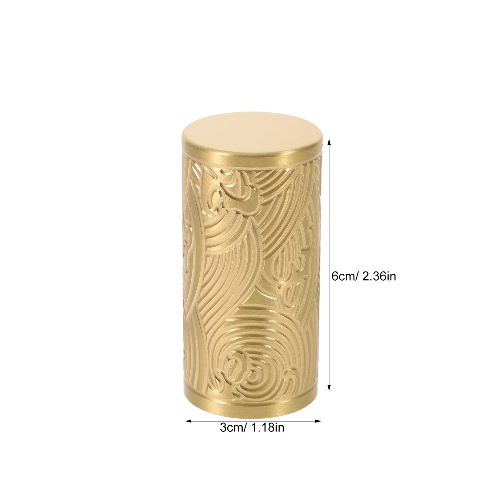 Brass Banister Cap Decorative Round Tube Finishing Cover Elegant Balustrade Post Topper Bed Post Balcony Railing DIY Projects