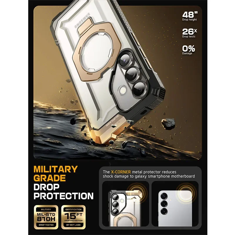 SUPCASE do Samsung Galaxy S25 Case 6,2 "UB Grip Heavy Duty, odporny na wstrząsy magnetyczny futerał na telefon kompatybilny z Wi — zdjęcie produktu 3