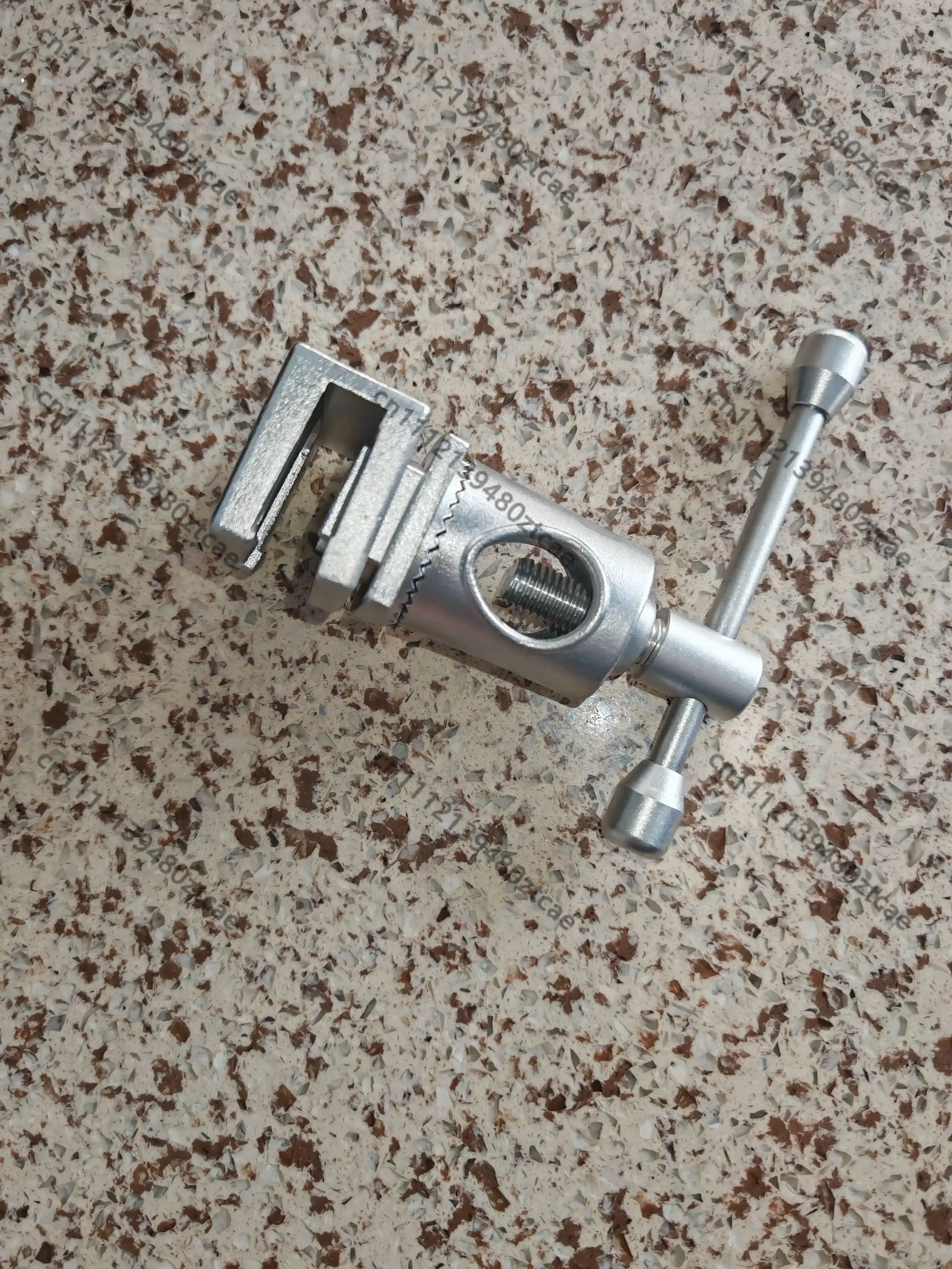 Universal coupler fastener leg rest clamp fits all operating tables, rustproof,  general surgical rail fixture for hospital use