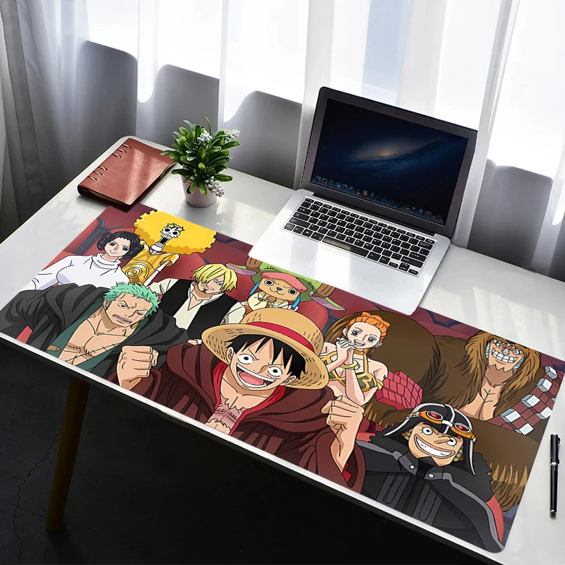 

Mouse Pad PC Non Slip Rubber Cartoon Mousepad Laptop Gamer Cabinet Keyboard Pad Office Computer Gaming Desk One Piece Mouse Mat