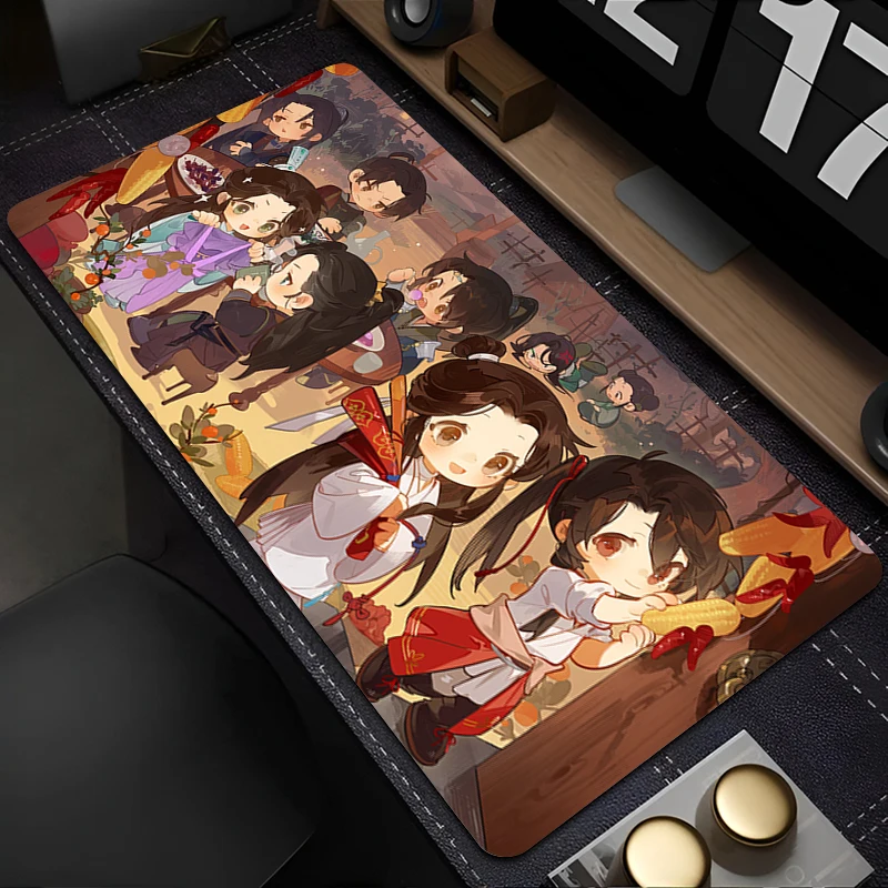 Mouse Pad Office PC Gaming Accessories Keyboard Pad Laptop China Anime HD Print Mousepad Tian Guan Ci Fu Extended Desk Mouse Mat