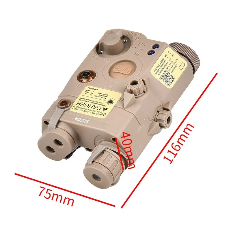 Wadsn taktische PEQ-15 laser vereinfachte Version nur roter Punkt blau grün Laser visier zeiger kein ir Licht Jagd waffen anzeige