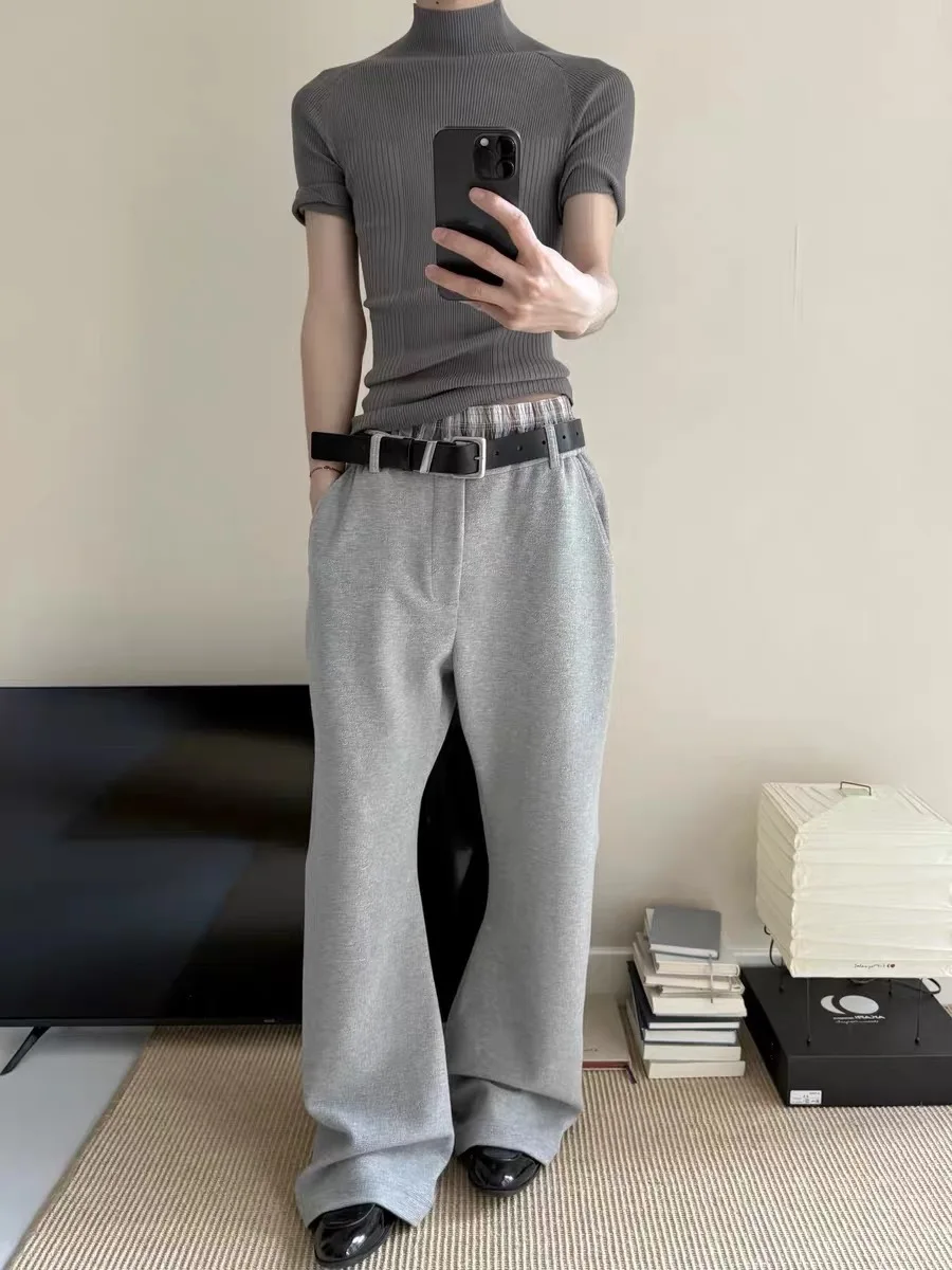 

Cleanfit American Sle Удобные свободные спортивные штаны для мужчин и женщин Прямые брюки для похудения Повседневные брюки из полиэфирного волокна