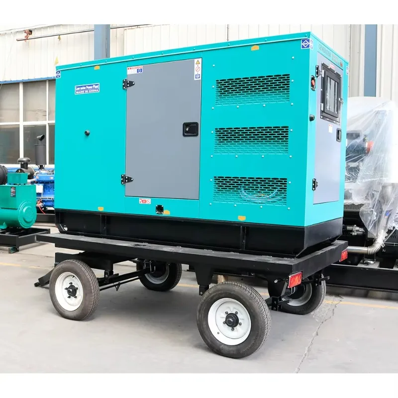 Diesel Generator Set 20 Kw 30 Kw 50 Kw Diesel Electric Mobile Generator Three Phase Generator