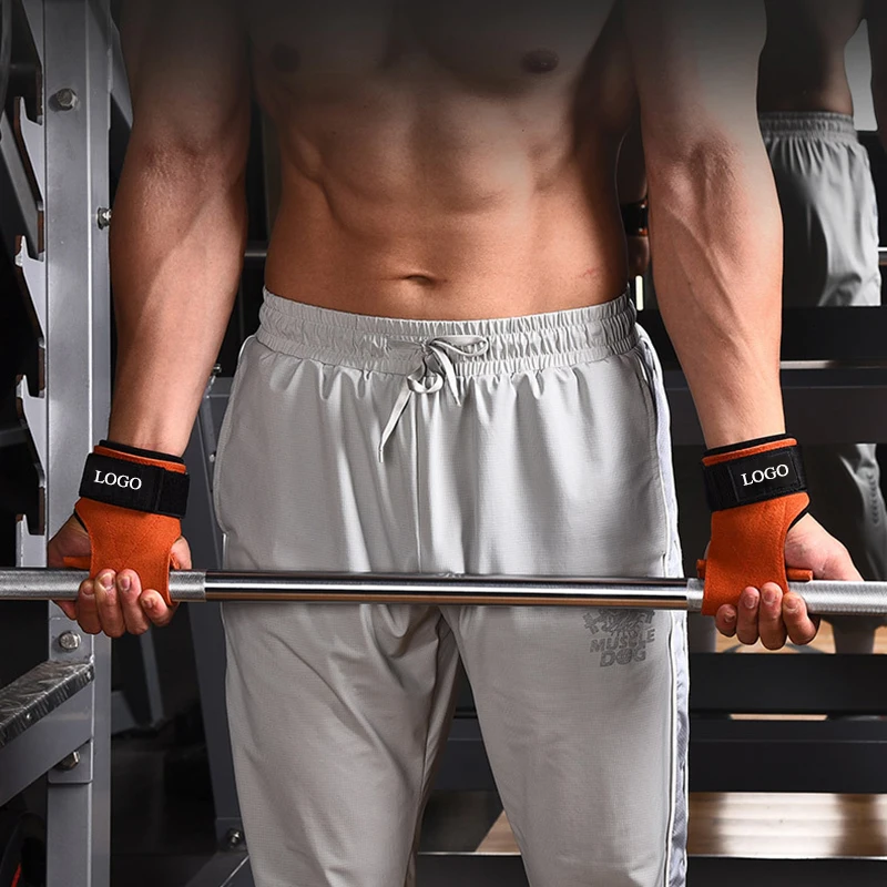Weight Lifting Gloves Thick Padded Gloves Heavy for Pull Ups, Deadlift, Weightlifiting Palm Protection