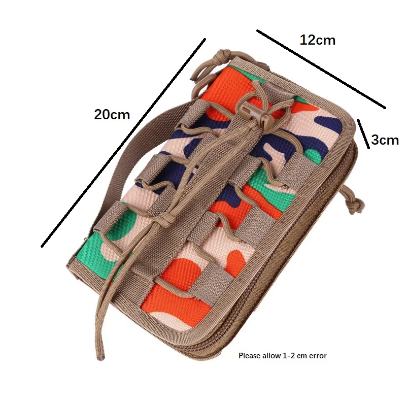 Cartera táctica MOLLE EDC con cremallera y organizador de tarjetas - imagen 4