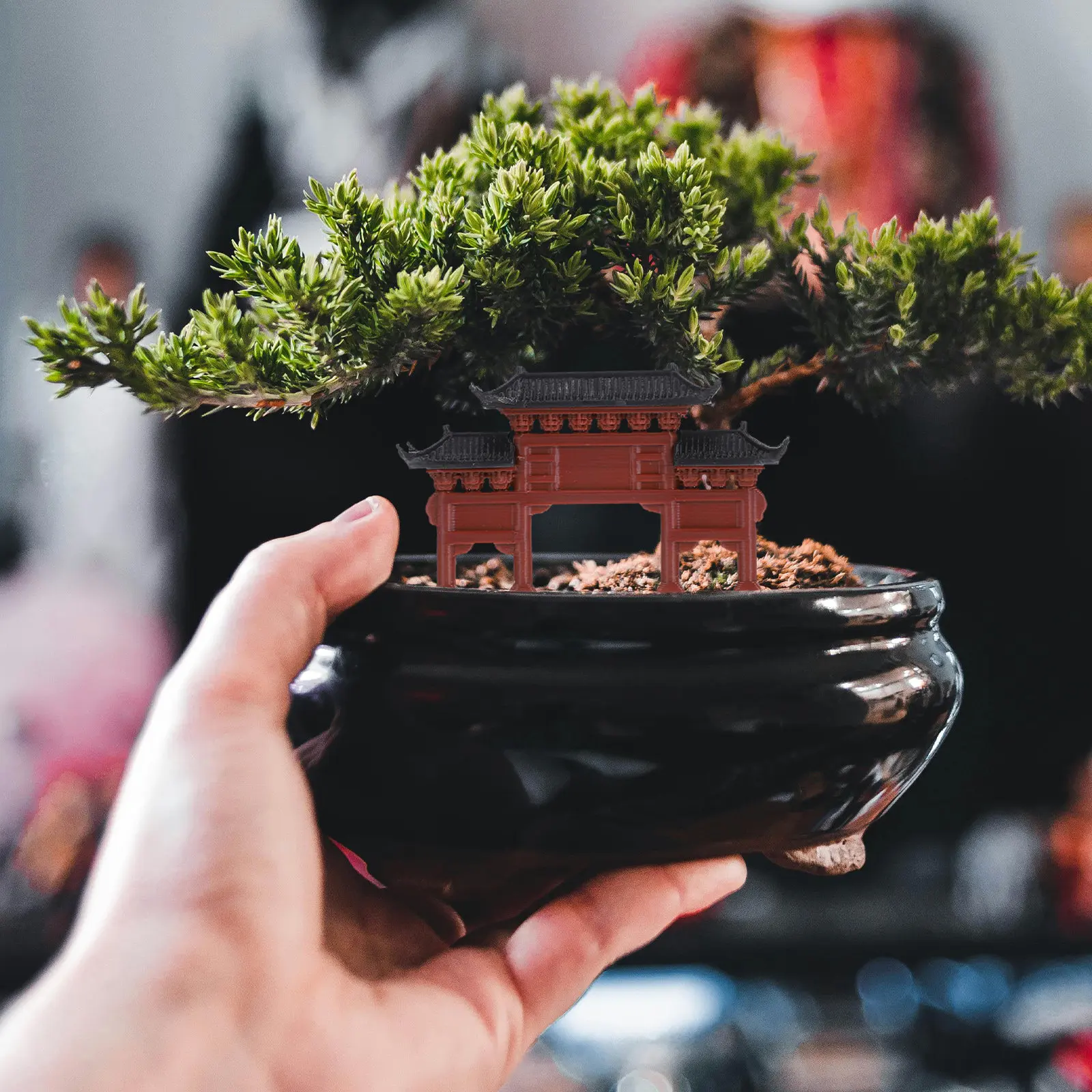 Mini Bonsai Zen Garden - Mini statue de pagode, décoration zen