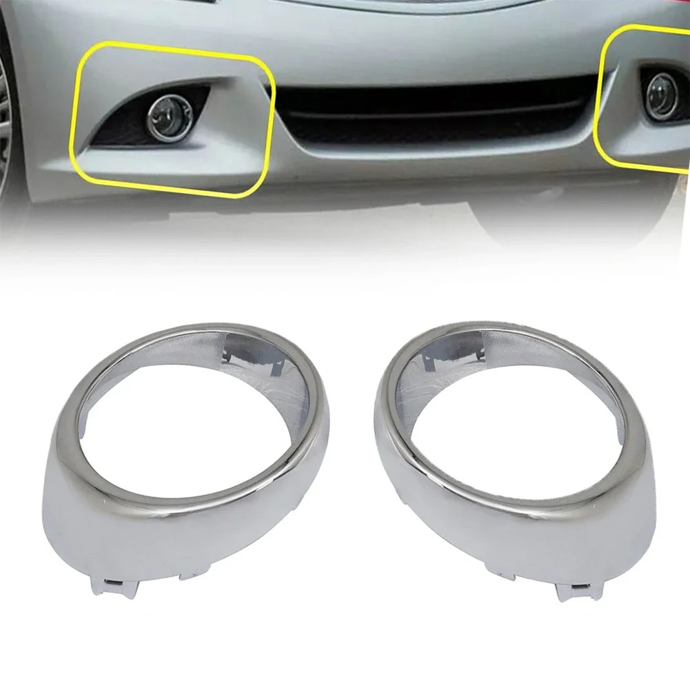 

2pcs/Kit Front Fog Light Bezel Trim For Infiniti For G25 For G37 Sport 62257-1MS2A 62256-1MS2A Replacement Automobiles Parts