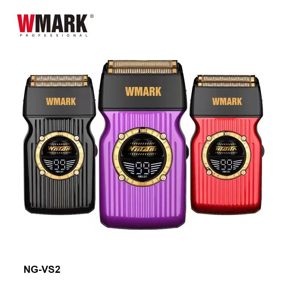 

WMARK's new hair clipper, an electric shaver with a speed of 9000 RPM, features a stainless steel etched and titanium-coated bla