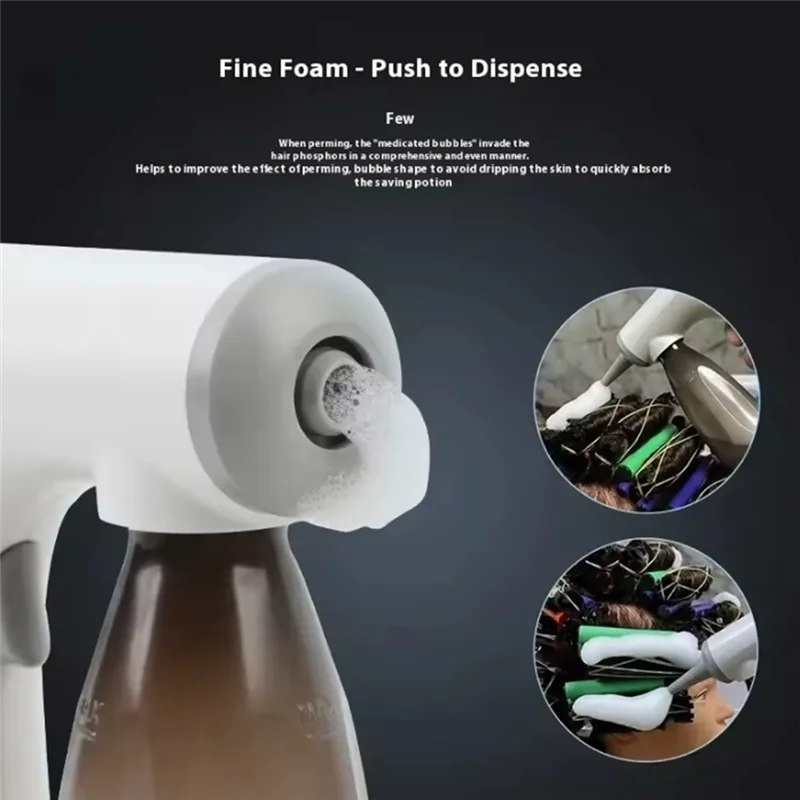 A66T-أداة تصفيف الشعر الكهربائية بيرم رغوة فقاعة جهاز الباردة الساخنة بيرم قابلة للشحن تجعيد تصفيف الشعر صالون