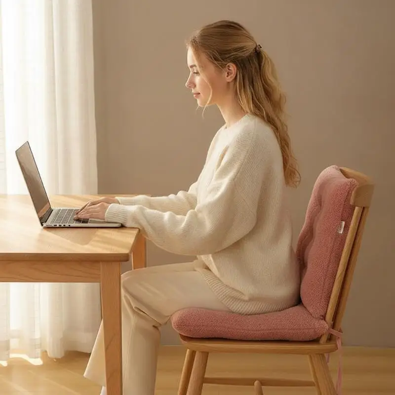 Winter Simple Plush Cushion Fart Cushion Office Sedentary Artifact Thickened Cushion Student Classroom Mat