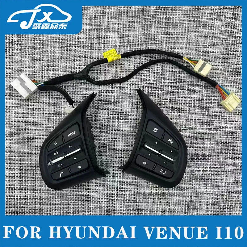 For Hyu-ndai Grand I10 Nios VENUE - Steering Wheel Switch Buttons (Cruise Control & Remote Multimedia Control)