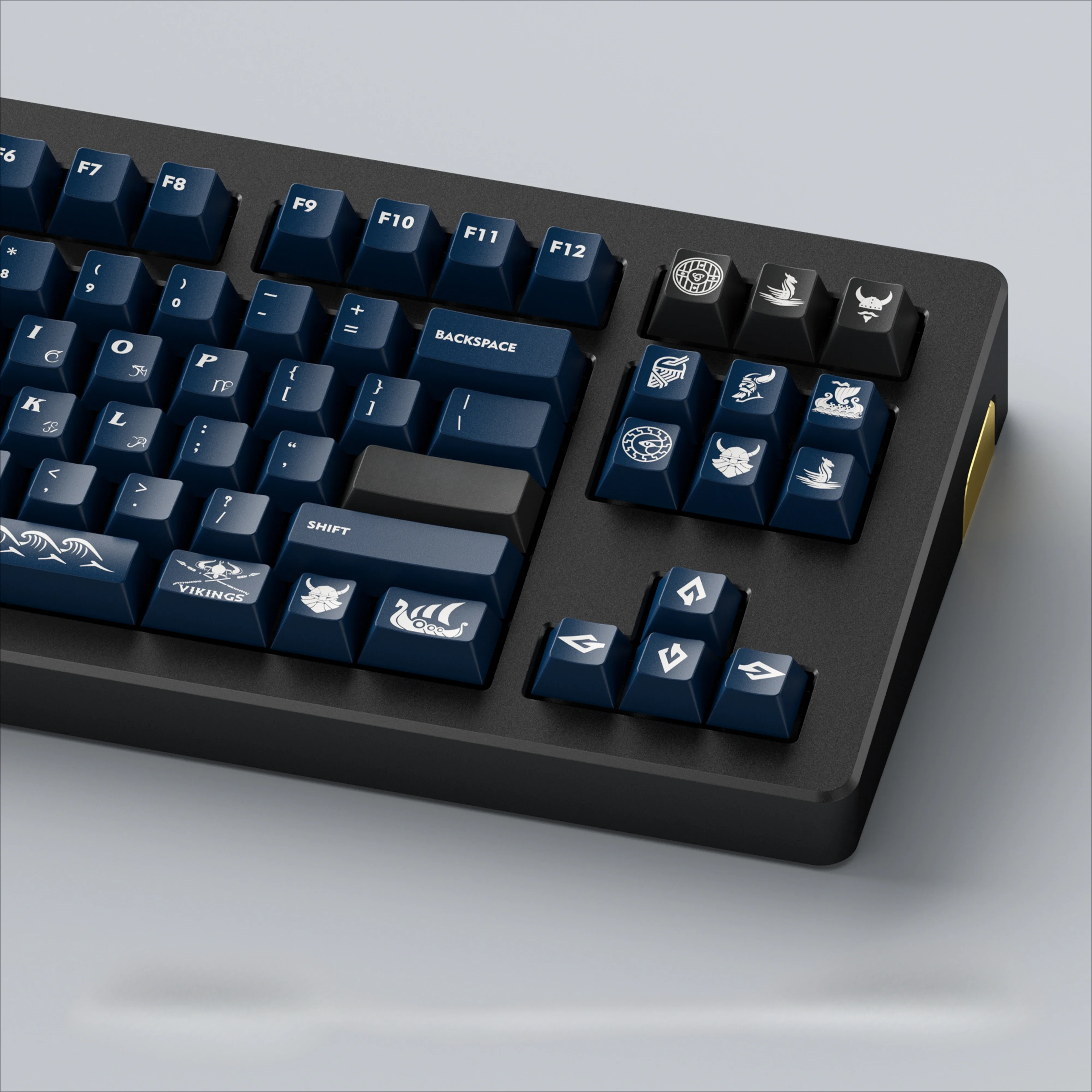 Original Nordic keycaps Original height 172-key PBT five-sided sublimation mechanical keyboard