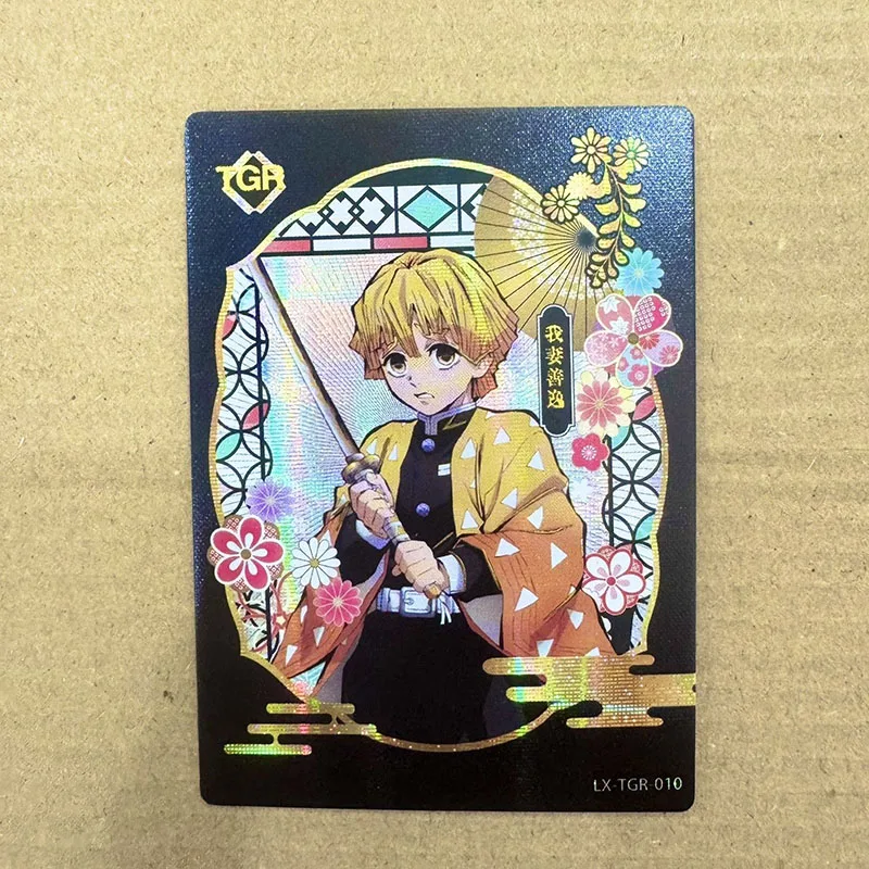 Anime Demon Slayer GR Cards Tomioka Giyuu Kanroji Mitsuri Uzui Tengen Collection Cards Christmas Birthday Gifts Children's Toys