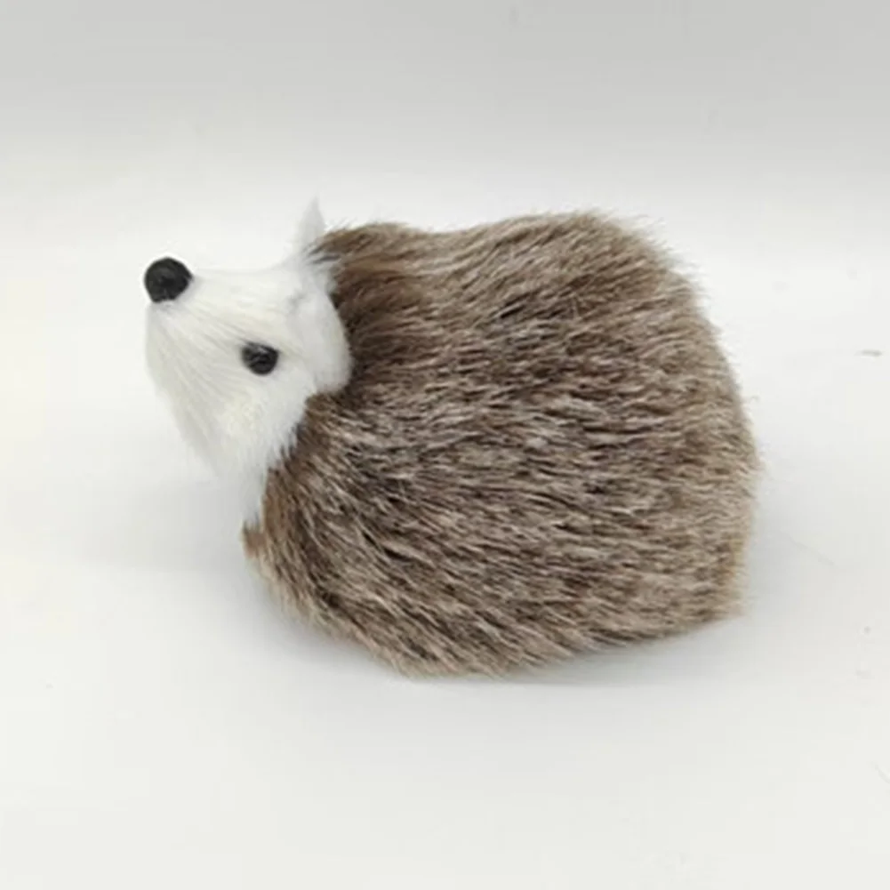 1pc Adorable Hedgehog Plush Ornament Perfect For Holiday Tree Decor Cute Animal Model Lawn Ornaments