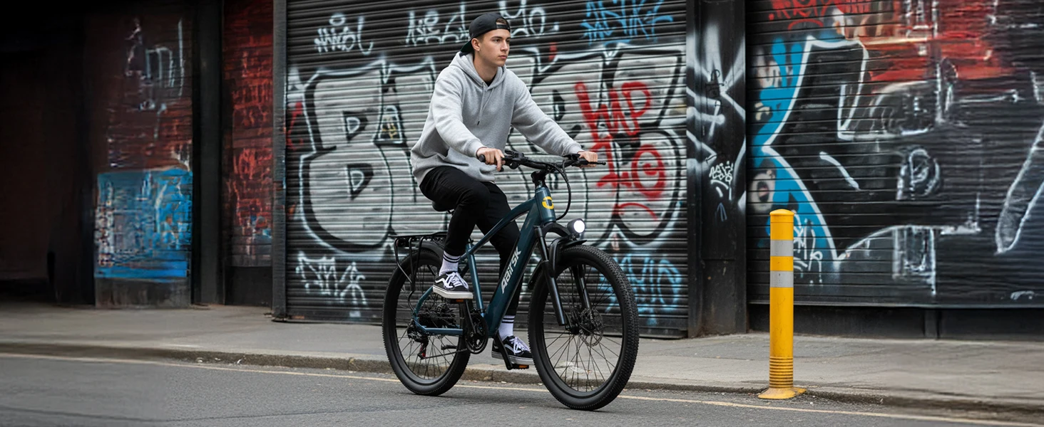 Aairsk S800 Erwachsenen-Pendler-E-Bike 250W Motor 36V 13Ah Lithium-Akku Urbanes Elektrofahrrad 26*1,95" Reifen Reise-Elektrofahrrad – Detail 14