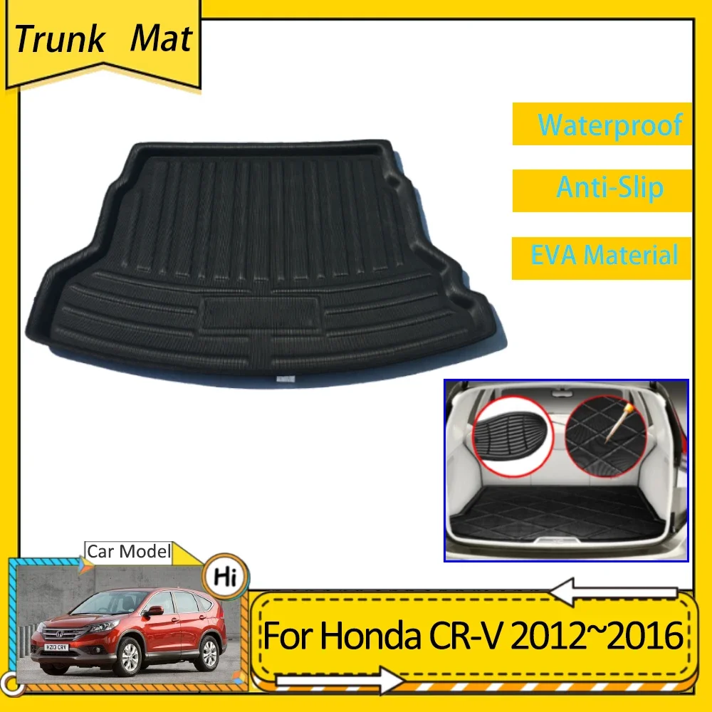 

Car Rear Trunk Mats for Honda CR-V CRV CR V MK4 2012 2014 2015 2016 Accsesories Cargo Boot Pads Protective EVA Waterproof Carpet