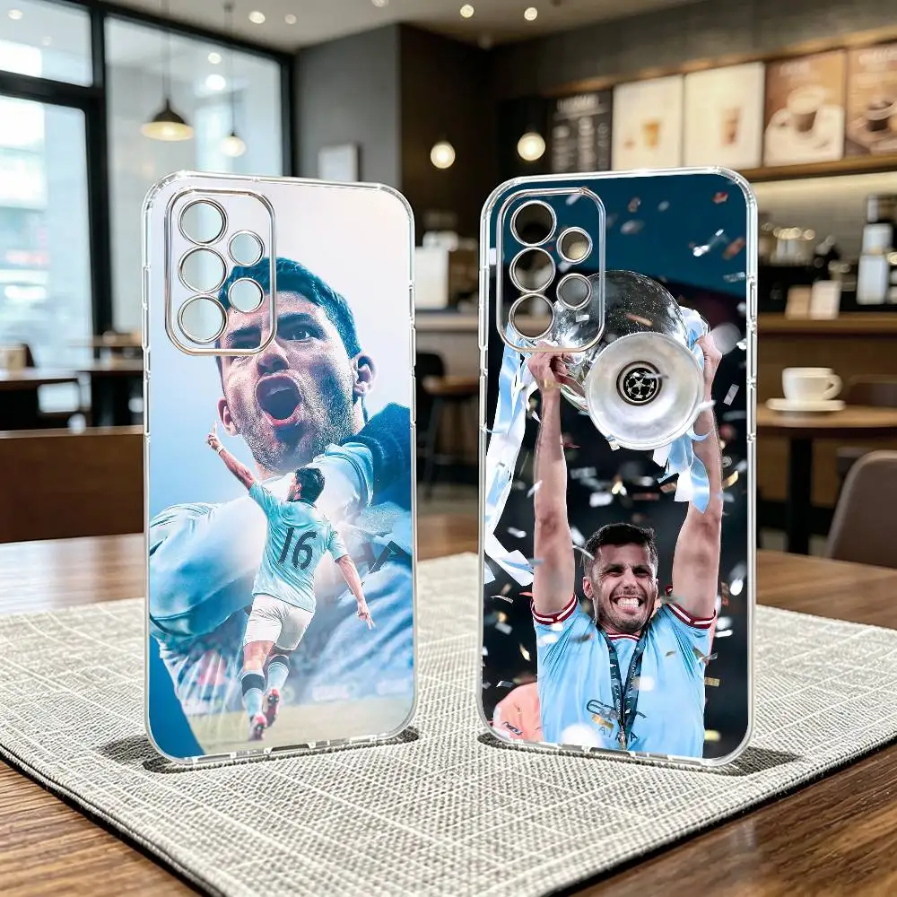 Football R-Rodri Phone Case For Samsung S25,S24,S21,S22,S23,S30,Ultra,S20,Plus,Fe Transparent Cover