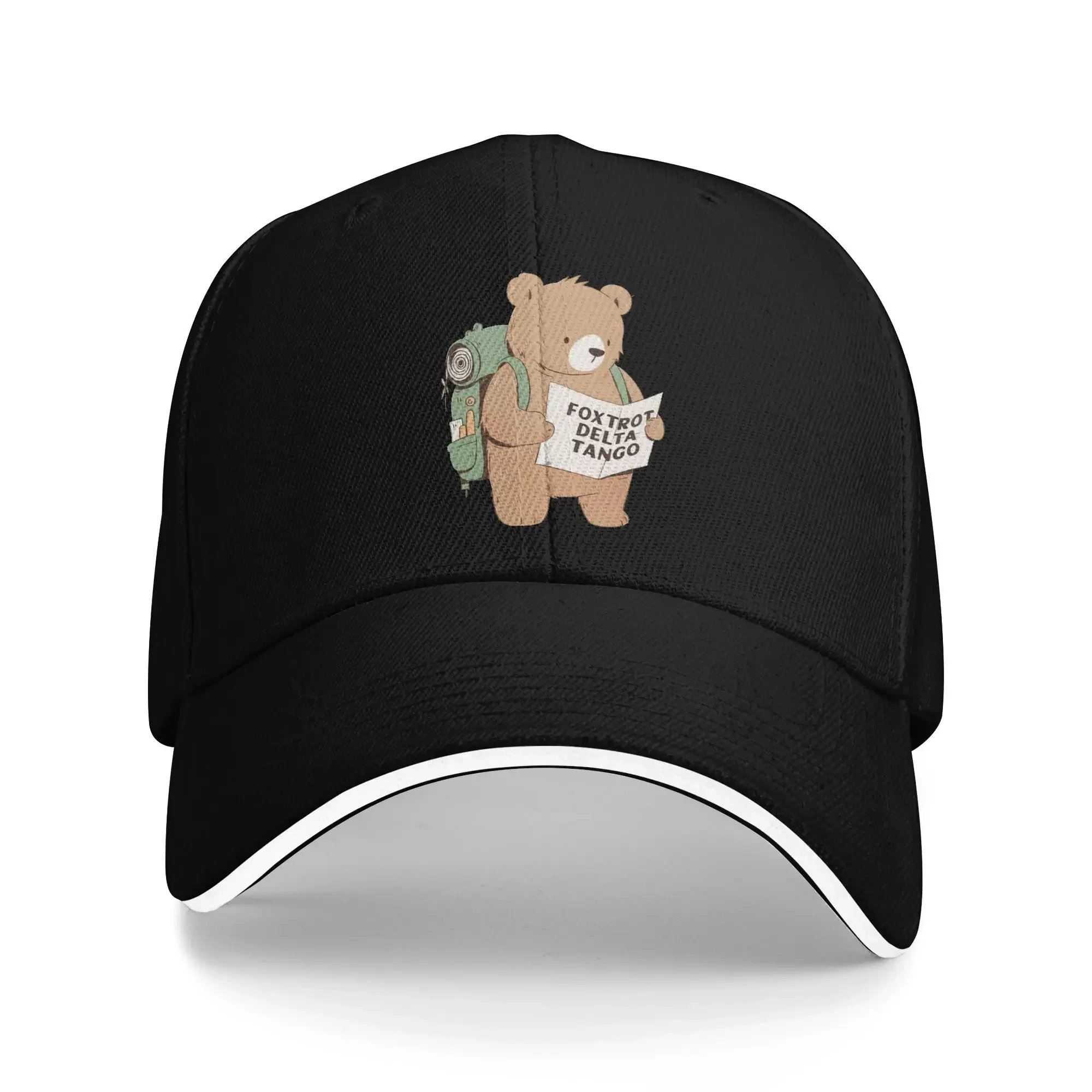 New Men's Women's FDT Resist Bear Foxtrot Delta Tango Outdoor Hat Spring Adjustable Cap Casual Baseball 2024 Sports Hats