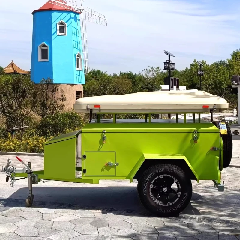 Trailer RV can be licensed Trailer camper Multi-functional outdoor self-driving tour Home off-road rear trailer
