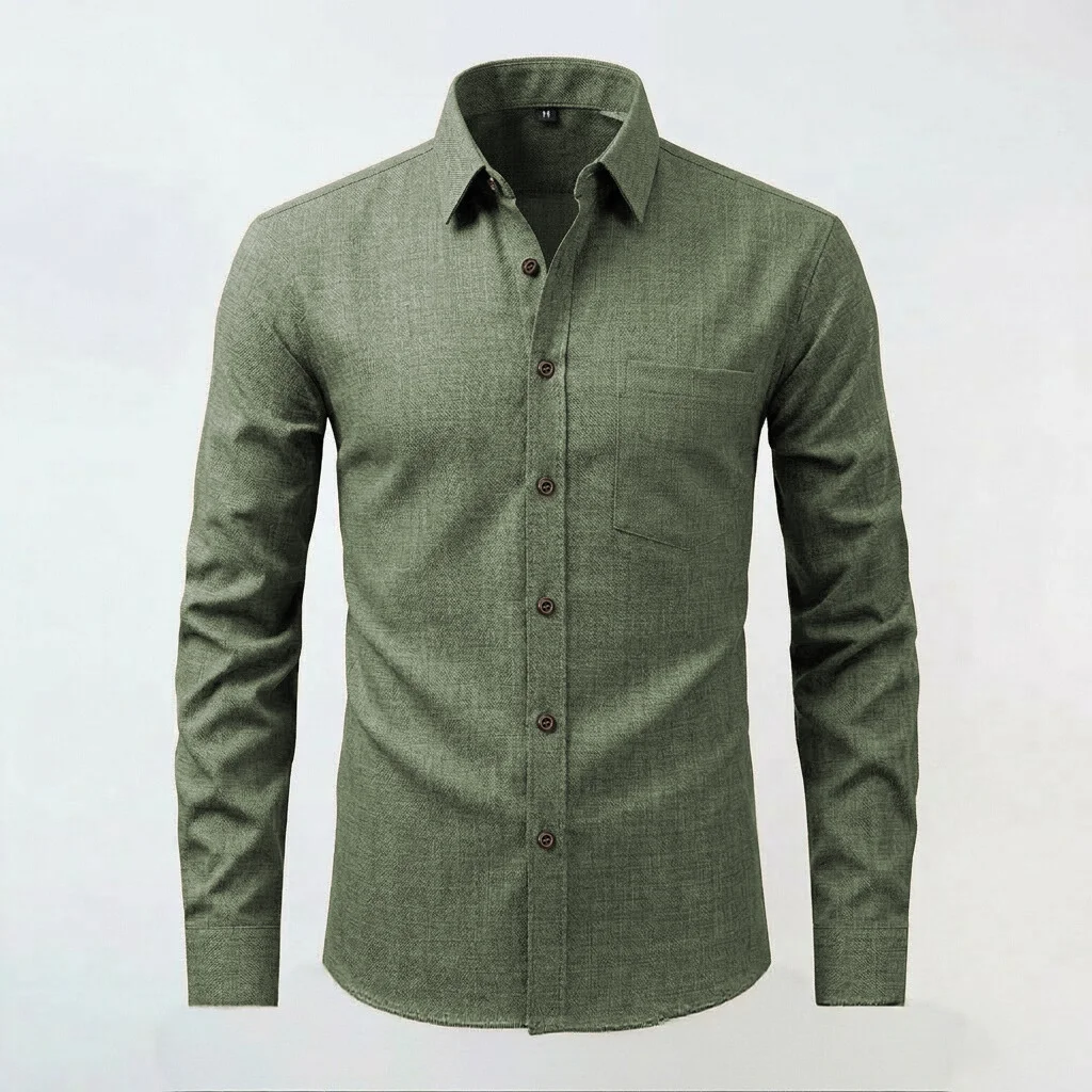 

Men's Spring Summer Ultra-thin Long-sleeved Shirt Casual Business Multi-pocket Outdoor Comfortable Lightweight Clothing Shirt