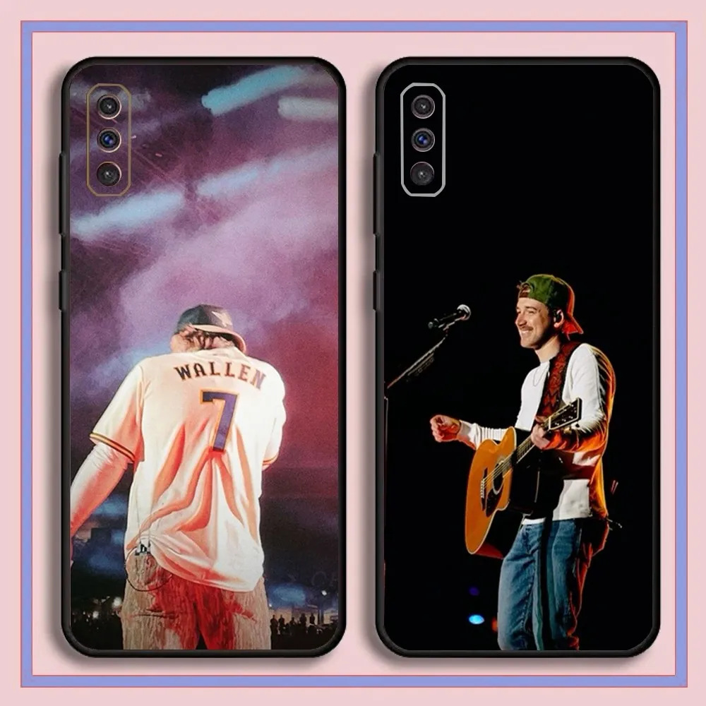 

Singer Morgan Wallen Phone Case For Samsung Galaxy A13,A21s,A22,A31,A32,A52,A53,A71,A80,A91 Black Cover