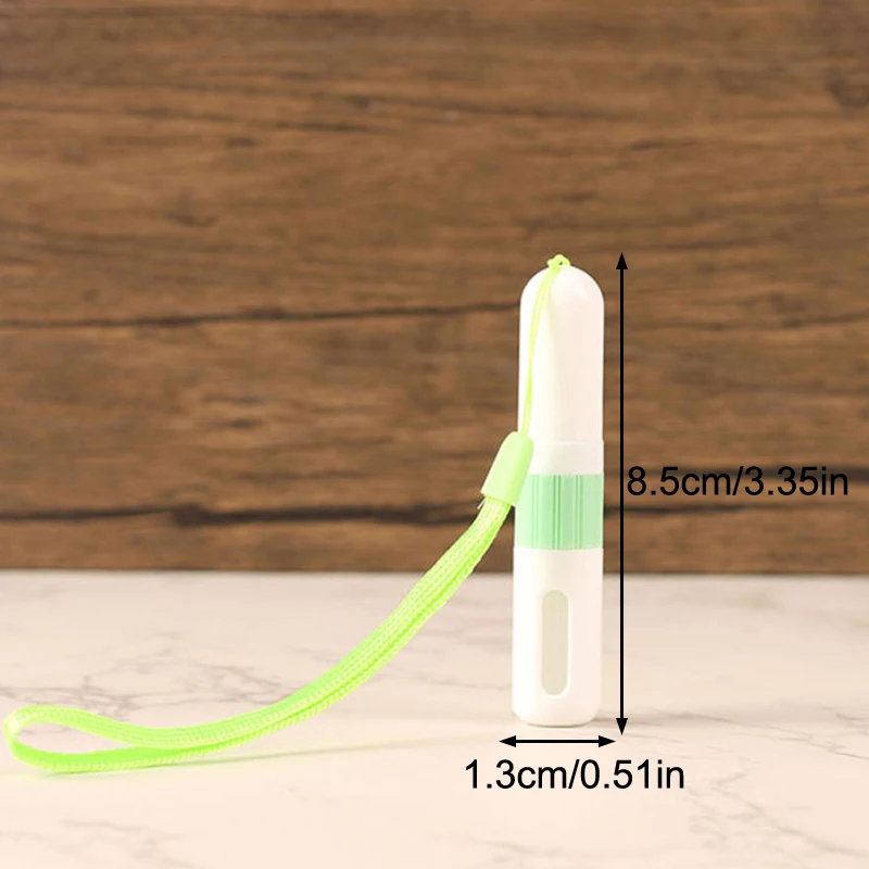 

Nasal Aromatherapy Inhalers Tubes Container 2 In 1 Empty Nasal Inhaler Sticks Visual Window Essential Oil Bottle Aroma Diffuser