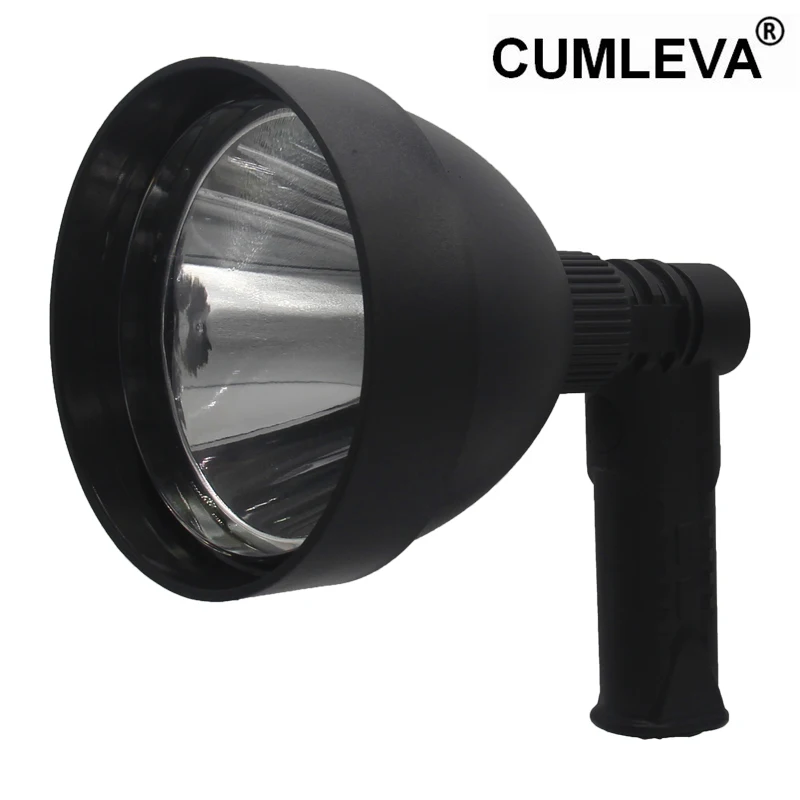 142MM Reflector  Emergency Rechargeable Lightweight USA Luminus SS-T40 25W LED Portable Torch  Security Light