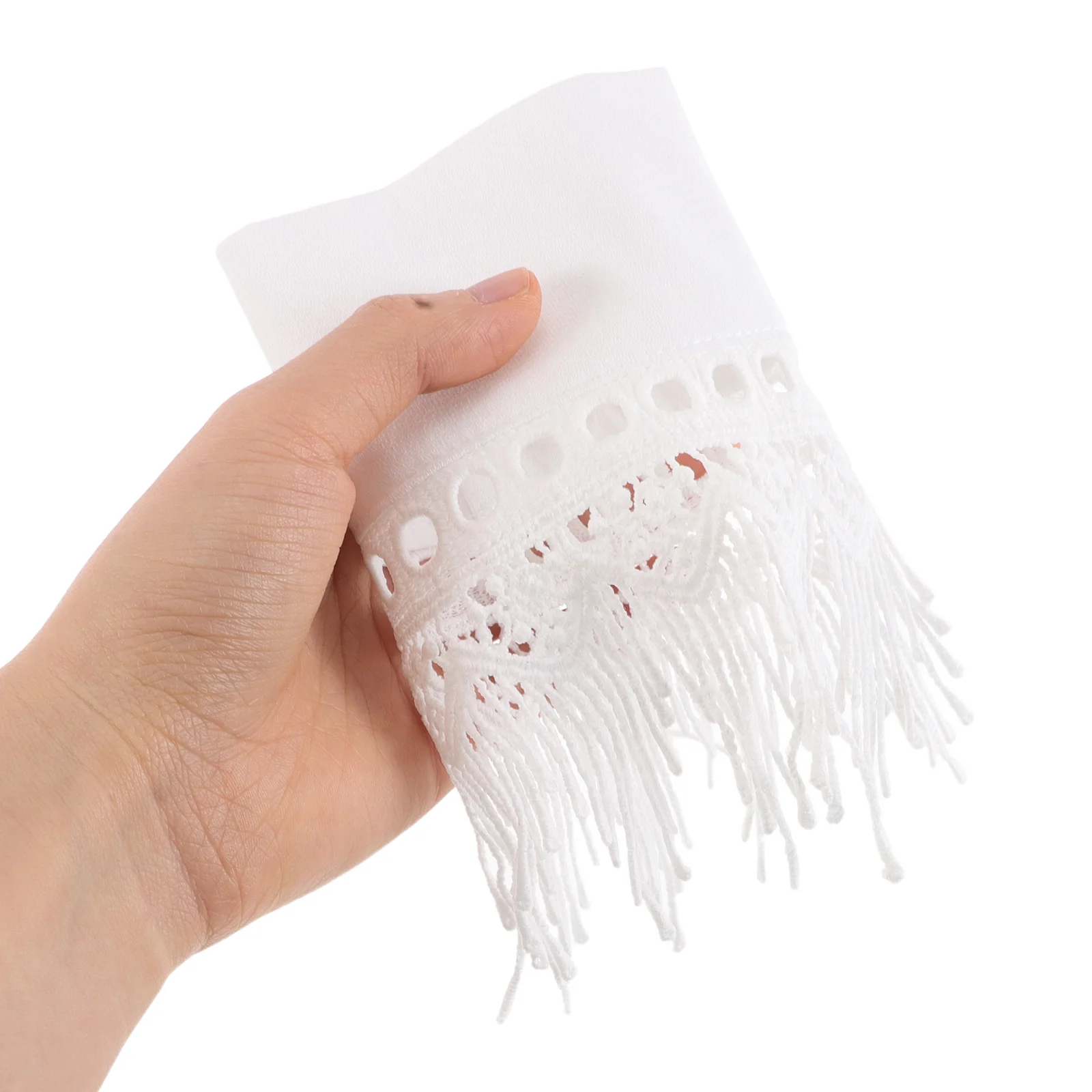 

Personalized Fringed Fake Cuffs Sleeves Detachable Shirt Decorative False Ruffles