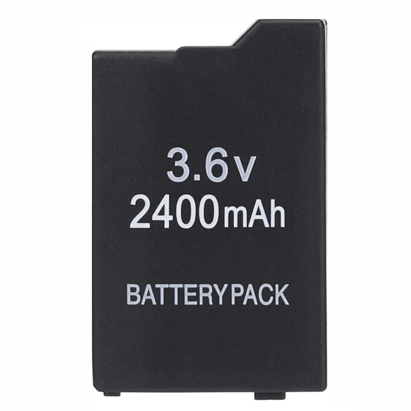 

3.6V 1200/2400mAh Rechargeable Lithium Battery Pack for PSP 2000 PSP3000 Gamepad 1800mAh Replacement Batteries for PSP 1000