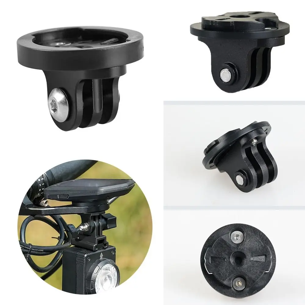 Connecting Seat Bike Camera Mount Easy Installation 1 Set Sport Camera Bracket Bicycle Accessories Fixing Base for Gamin/Gopro