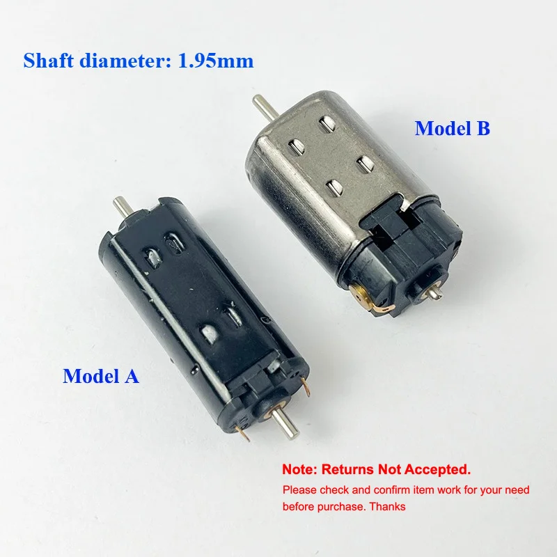 1PC Micro Electric Motor DC 6V 9V 12V 26800RPM High Speed for RC HO Slot Car Rail Model