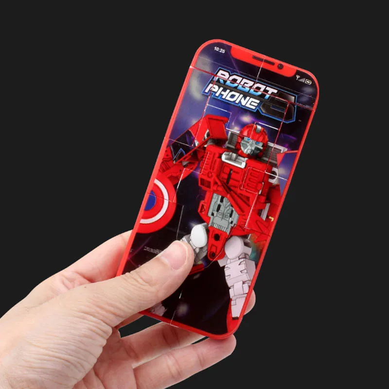 Jouet de déformation pour enfants, Simulation de téléphone portable, Robot de déformation 2 en 1, articulations, modèle de jouet mobile, ornements de bureau, cadeaux pour garçons