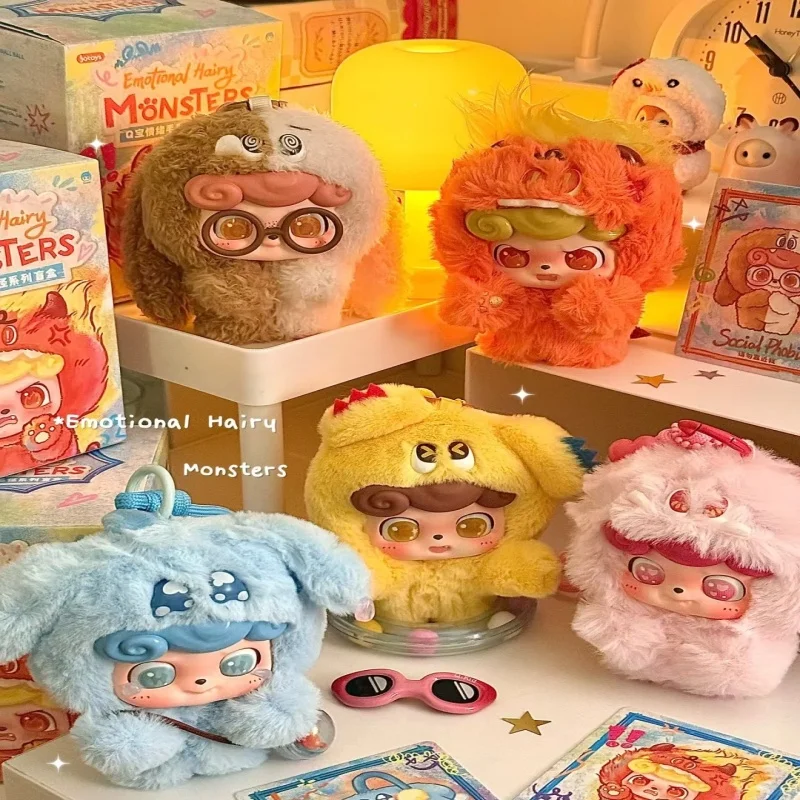

Подлинная Jotoys Q Bao Mood Mao Mao Strange Trend Surprise слепая коробка Tide Play украшения декоративная сумка ручной работы кулон подарок