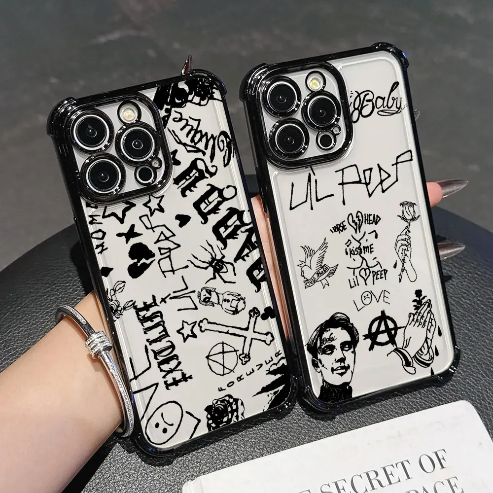 

Lil Peep Love Funda For iPhone 17 Pro 16 15 14 13 12 11 Pro Max Case 17 Plus 17E 16E 17Air Silicon Camera Protection Phone Cover