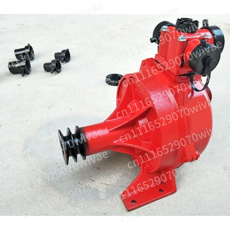 Agricultural 2 inch plus high pressure double impeller head aluminum drag pump 2 inch self-priming pump 50mm machine irrigation