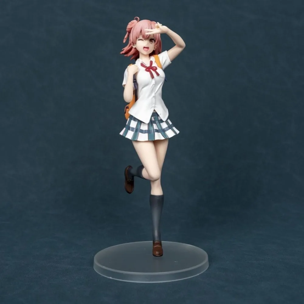 9.45in/24cm Anime My Teen Romantic Comedy SNAFU Figure Yuigahama Yui Action Figures PVC Statue Model Collection Toys Gifts