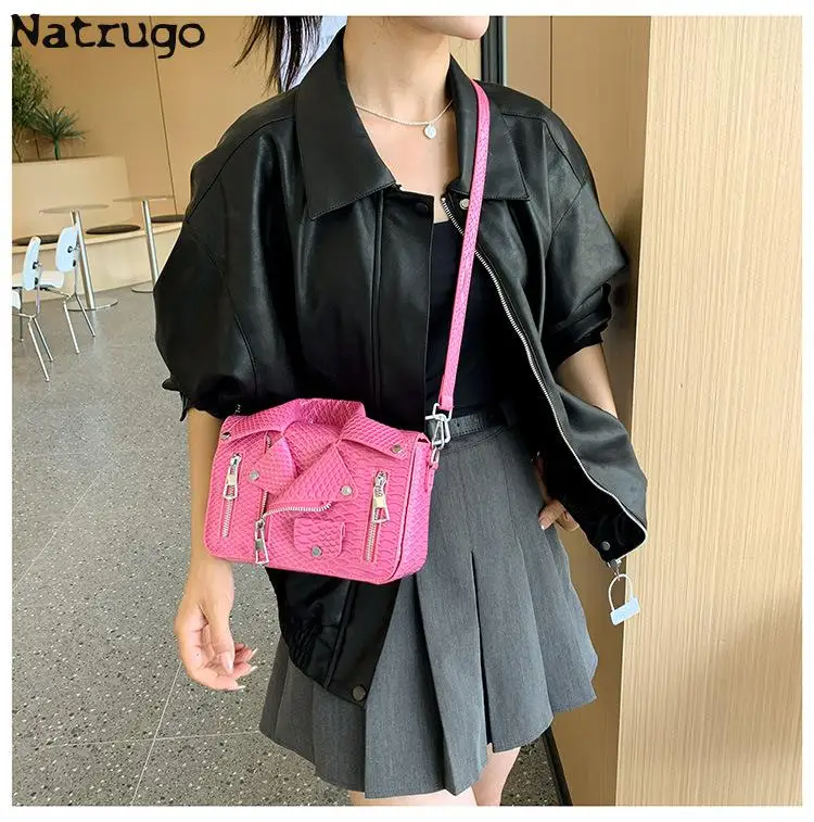 Fashion Jacket Design Crossbody Bag PU Clothes Shape Women Handbag Purse Brand Designer Lady Shoulder Bags Luxury Women\'s Bag