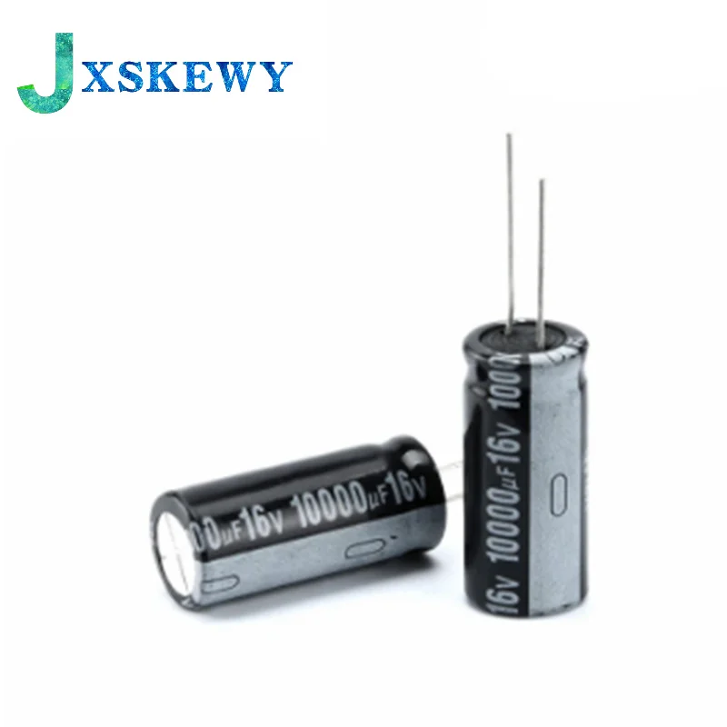 5PCS 10000uF 16V 10000MFD 16Volt 16*30mm Aluminum Electrolytic Capacitor Radial 10000mf16v 10000uf16v 16v10000mf 16v10000uf