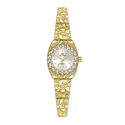 Luxury Diamond Women's Watches High Quality Golden Bracelet Fashion Quartz Wristwatch Ladies Watch Dress Gifts montres femmes