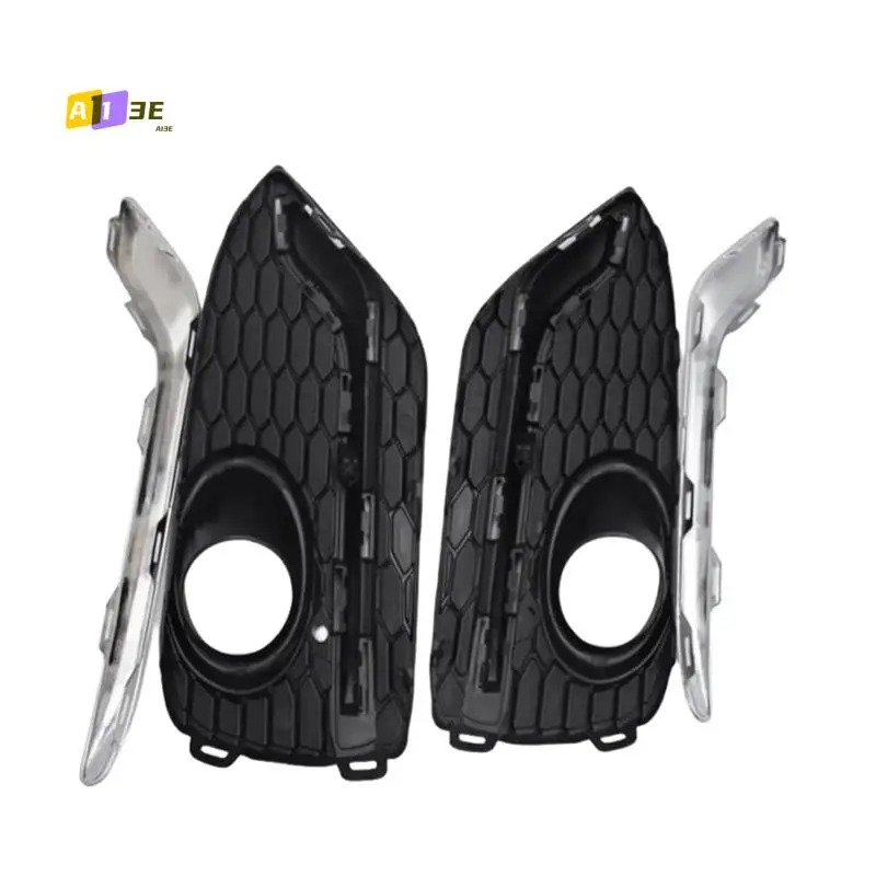 

A03E-1Pair Car Front Fog Lamp Trim Chrome Bezel Cover For Honda Accord Crosstour 2013-2018 Fog Light Bumper Grille Lid Frame