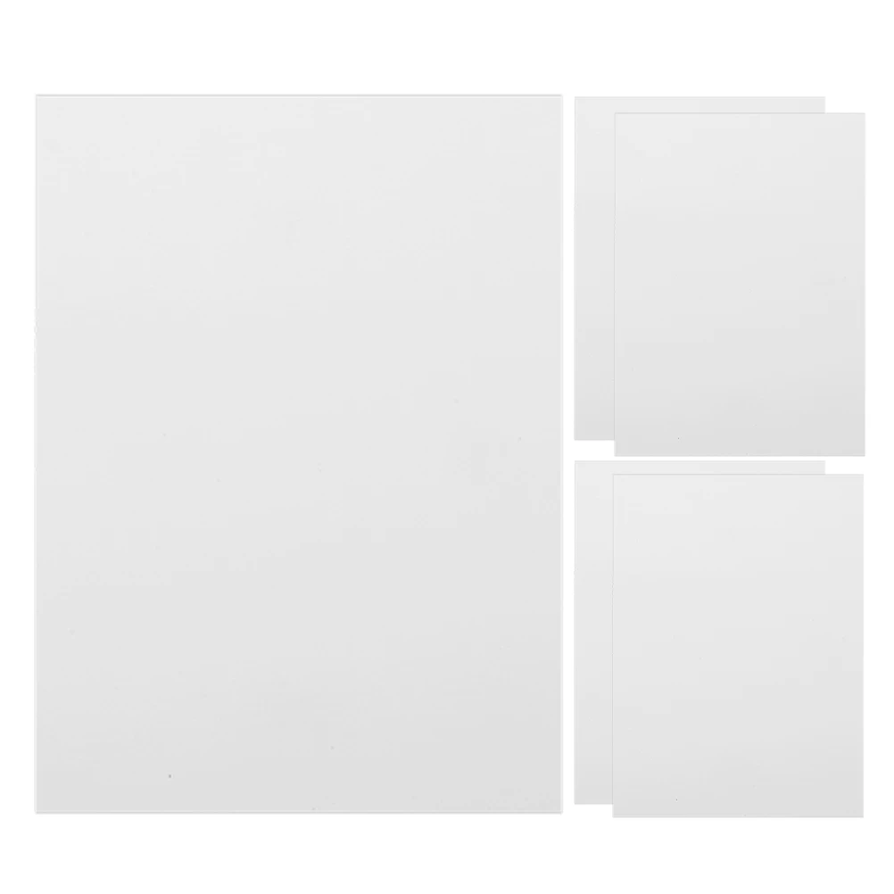 

5pcs Blank Aluminum Plates Heat Transfer Photos Sublimation Metal Poster Sign Blanks White Wall Frame Display DIY Art Supplies