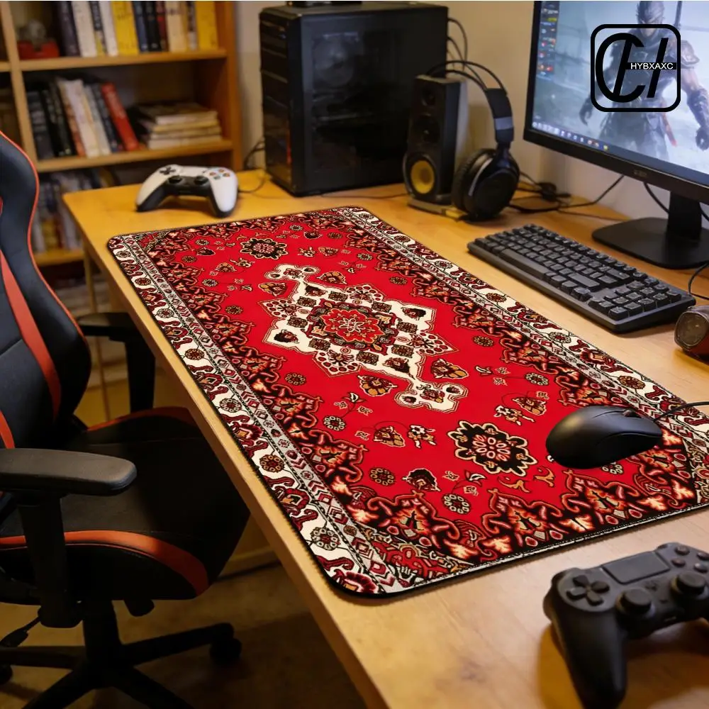 

Persian Mouse Pad Large HYB XXC Big Office Carpet Mouse Mat Gamer Rug Desk Accessories Computer Table Pad Company Speed Extended