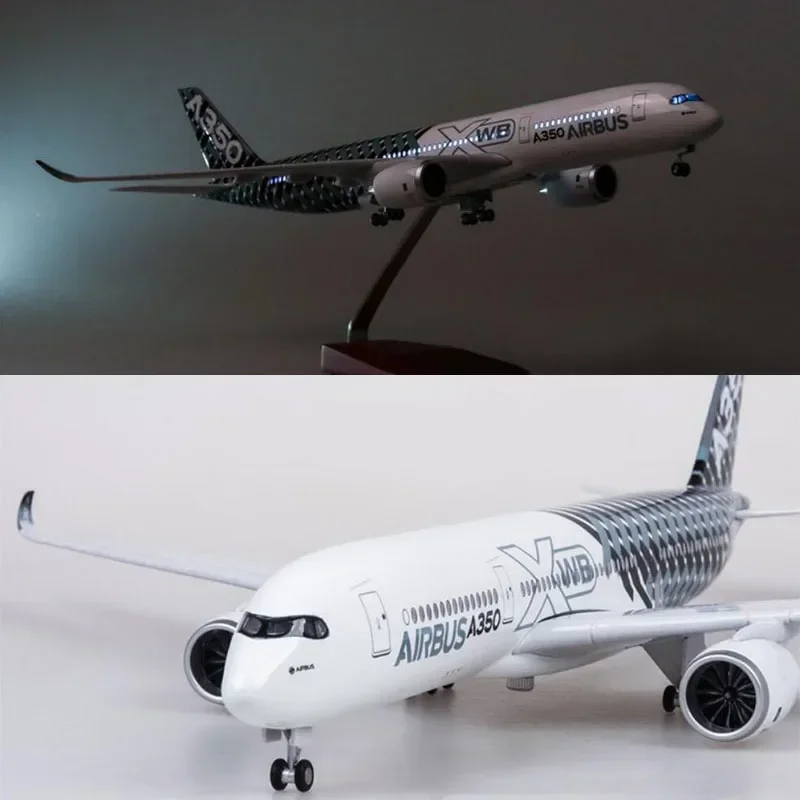 

47 см масштаб 1/142 самолет Airbus A350 прототип XWB модель самолета авиакомпании W легкое колесо литой под давлением пластиковый полимерный самолет для коллекции