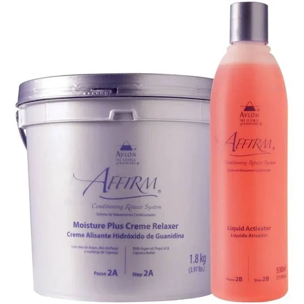 Avlon Affirm Relaxamento Refil Hidróxido de Guanidina 1,8Kg + Líquido Ativador 530ml