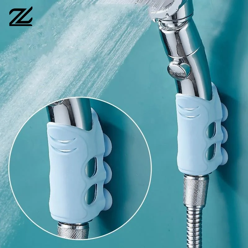 Shower Head Holder Suction Cup Adjustable Reusable No Drilling Required for Flexible Bathroom Installation